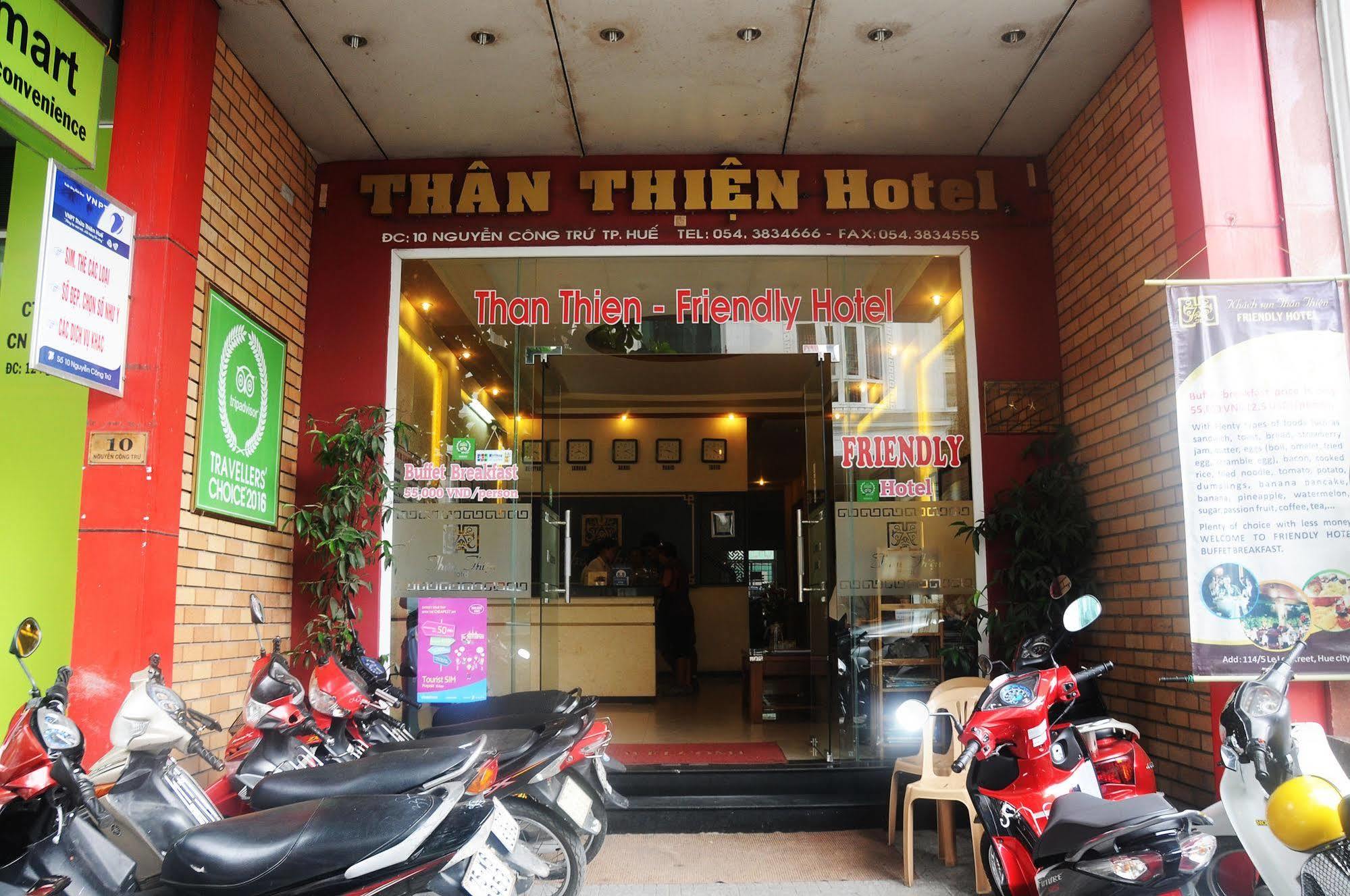 Than Thien - Friendly Hotel Hue Bagian luar foto